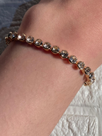 Beaded Prism bracelet-gold (Mahnoorbano)