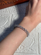 Double Gem bracelet clear (Mahnoorbano)