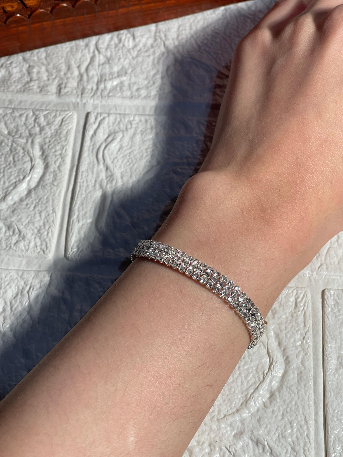 Shimmer bracelet silver(Mahnoorbano)