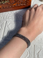 Shimmer bracelet grey(Mahnoorbano)