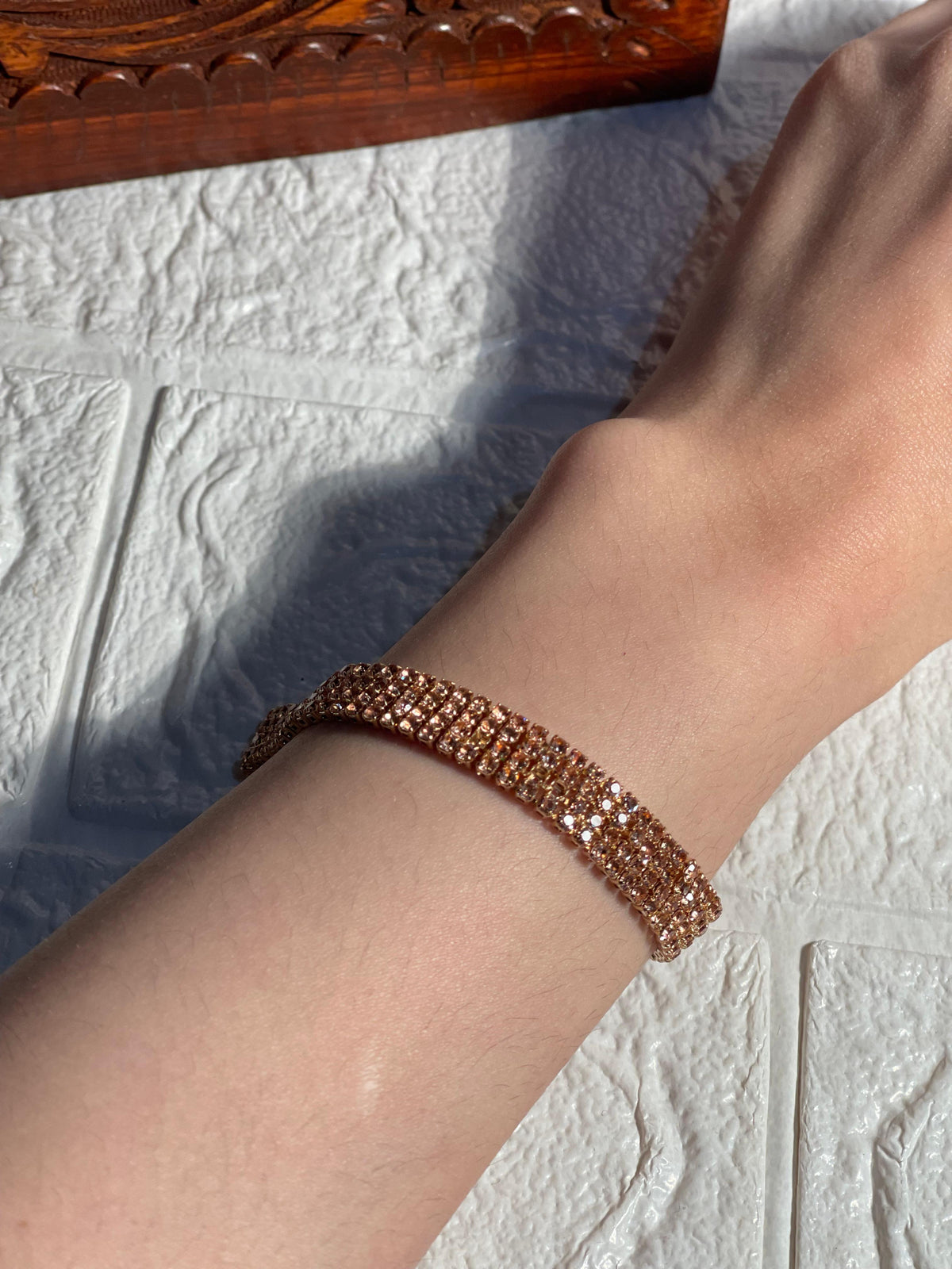Shimmer bracelet copper(Mahnoorbano)