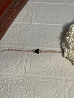 butterfly bracelet black and gold(Mahnoorbano)