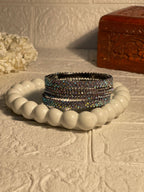 Chamkeela bangle set-black (Mahnoorbano)