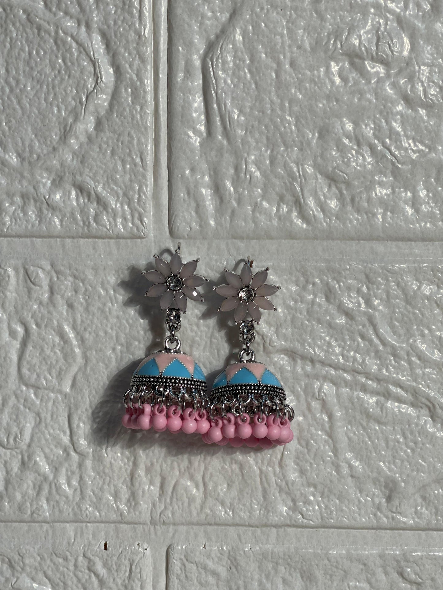 Sunflower Jhumki pink(Mahnoorbano)