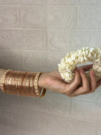 The Blush Heritage bangle Stack
