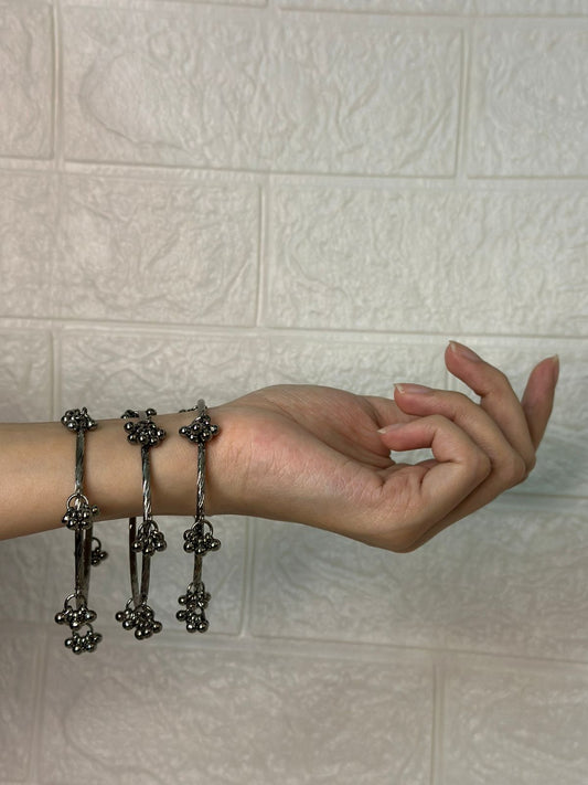 Viral Ghungroo bangles Charcoal
