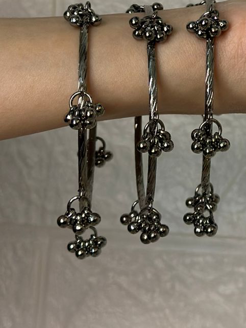 Viral Ghungroo bangles Charcoal