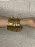 Gold Bangles steel (35 Pieces)