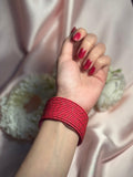 Basant bangles- 12 bangles shocking pink