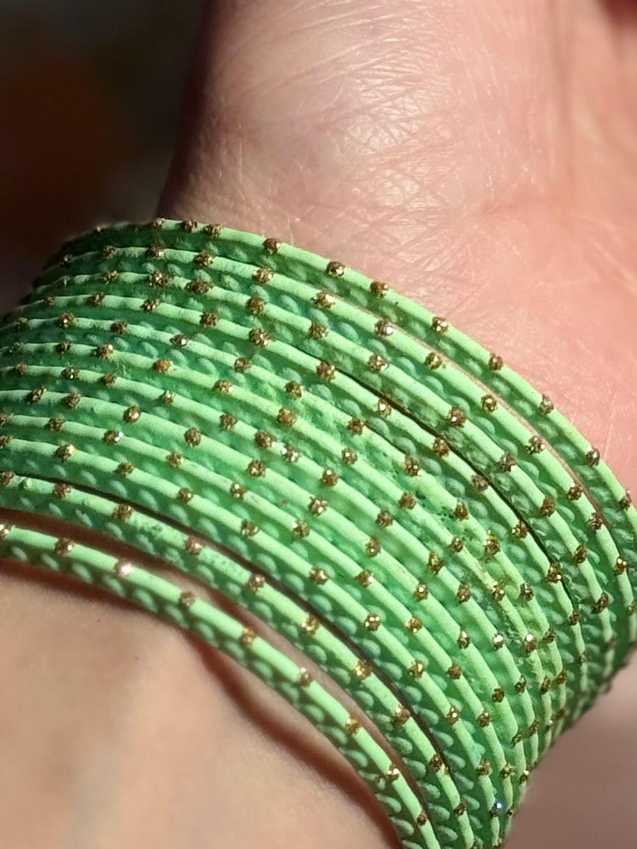 Basant bangles 12 - light green