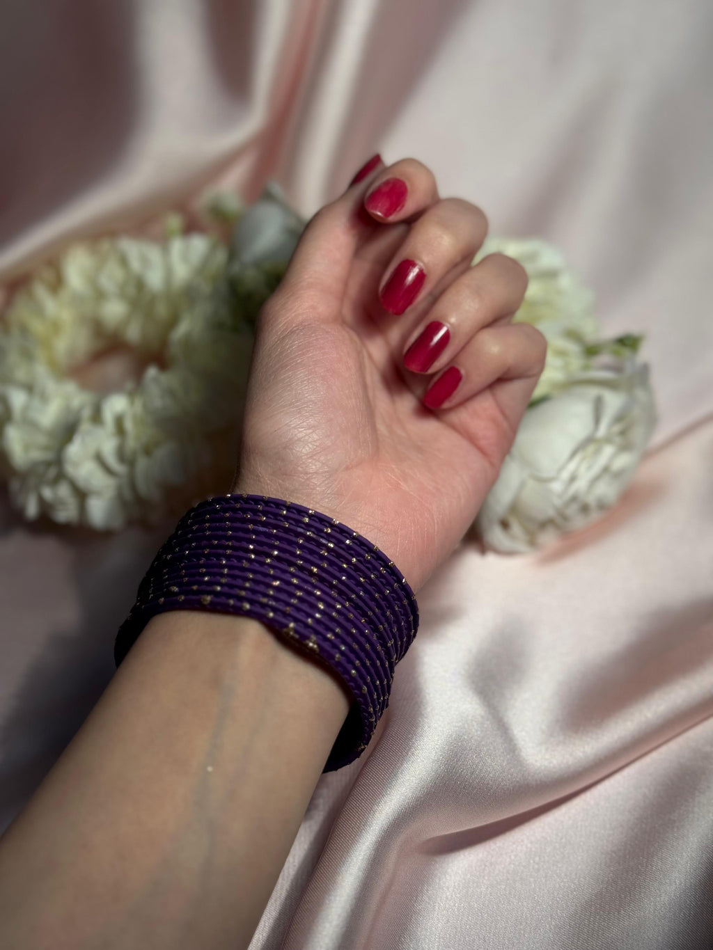 Basant bangles 12 - purple
