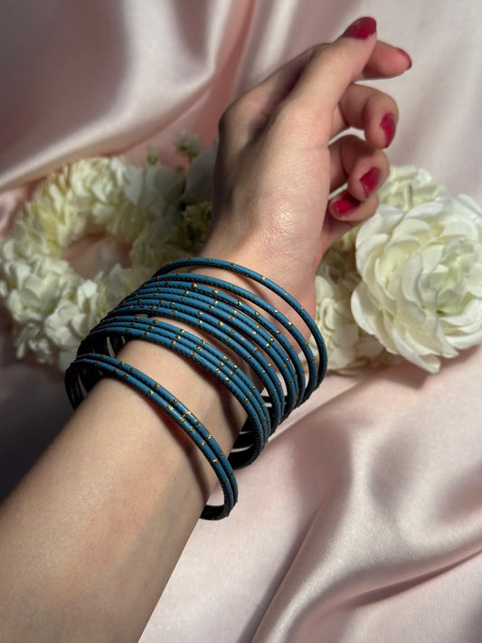 Basant bangles 12 - Blue