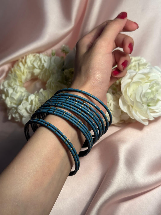 Basant bangles 12 - Blue