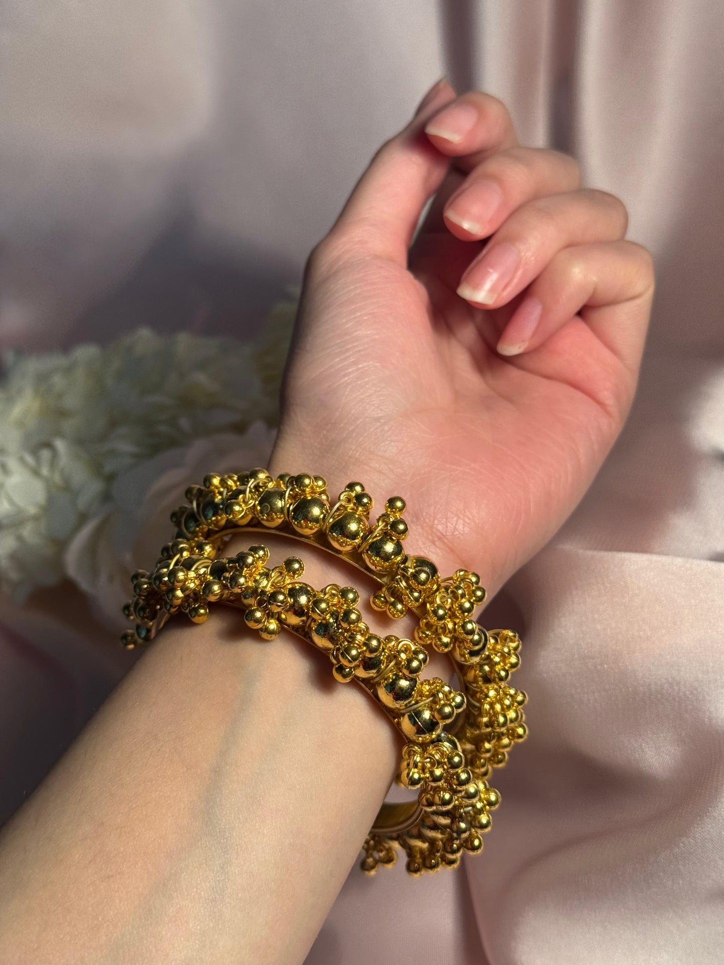 Pearl Beaded Karray gold