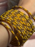 Neha Bangles (Yellow and Gold)