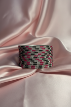 Neha Bangles (Pink, Green and Silver)