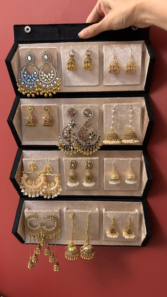 Gold Jhumka Box