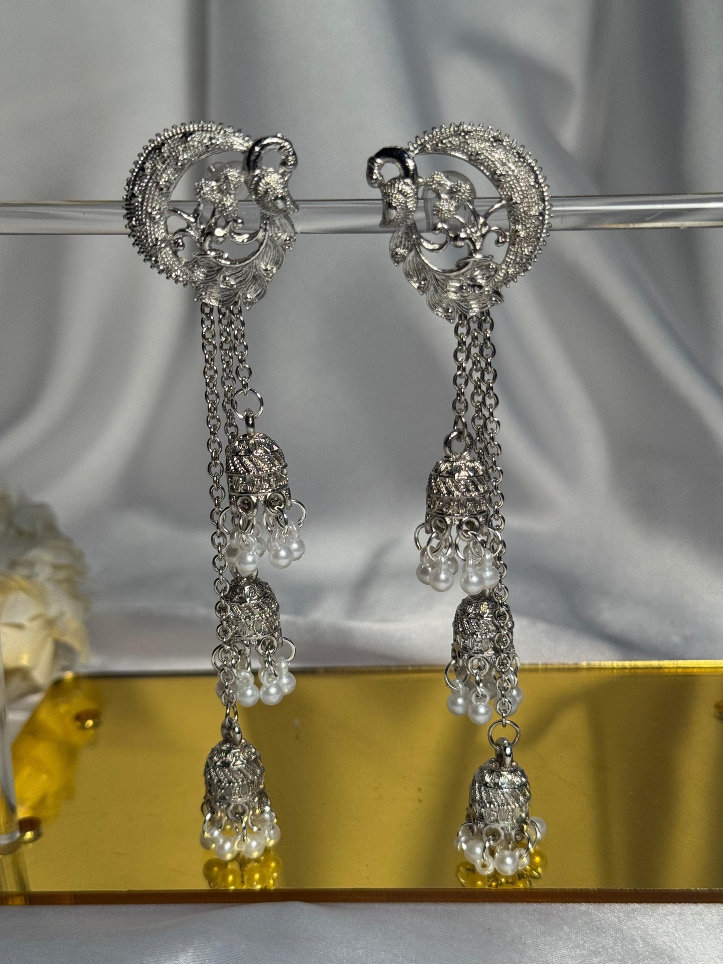 Hania Jhumkay - silver