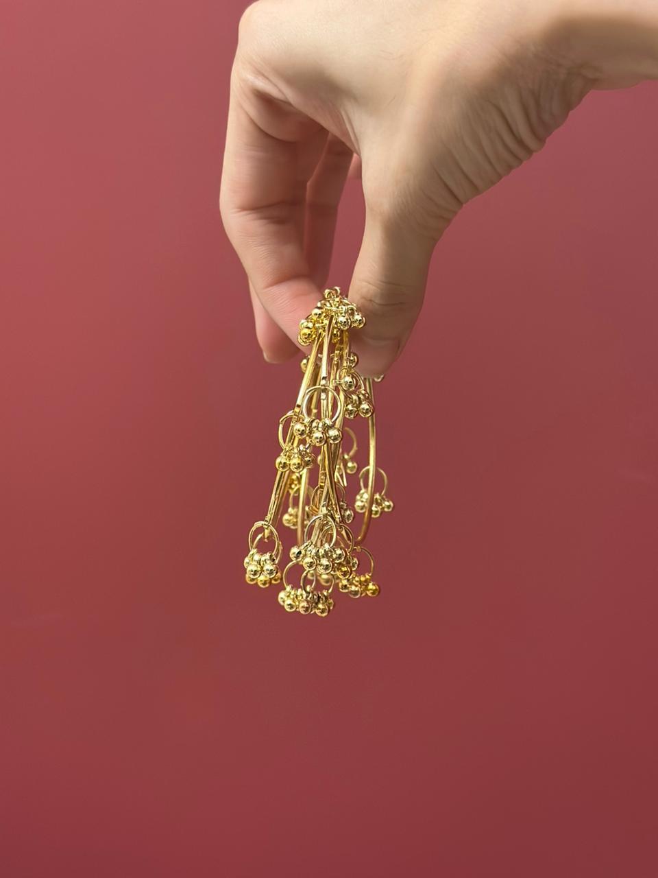 GOLD Kashmiri Ghungroo Bangles- eid collection