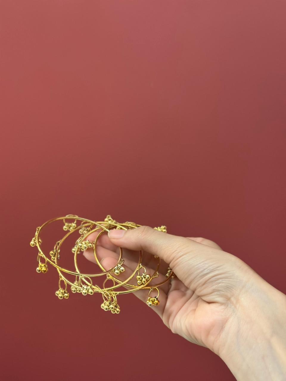 GOLD Kashmiri Ghungroo Bangles- eid collection