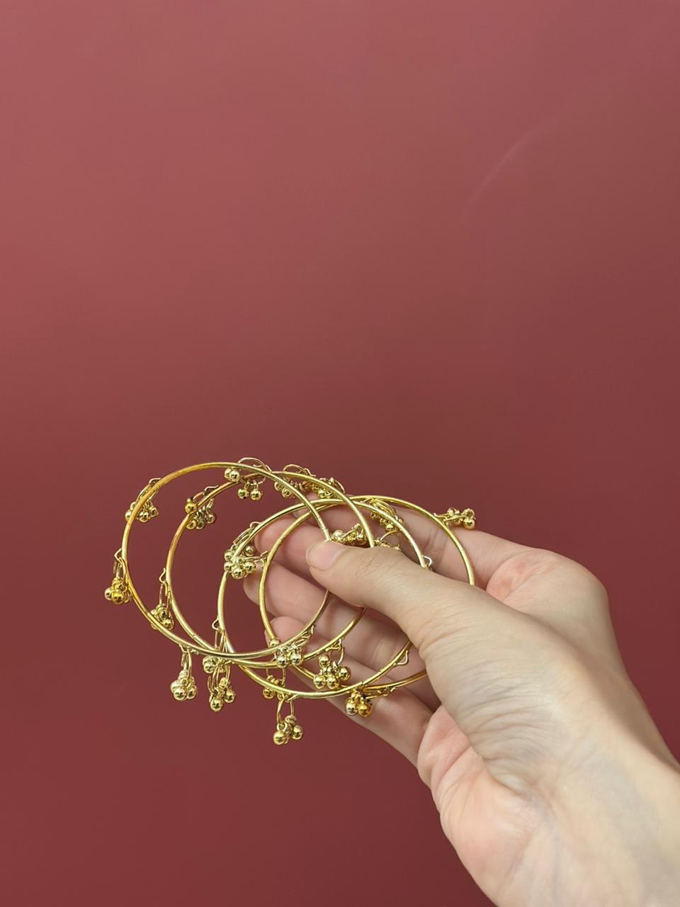 GOLD Kashmiri Ghungroo Bangles- eid collection
