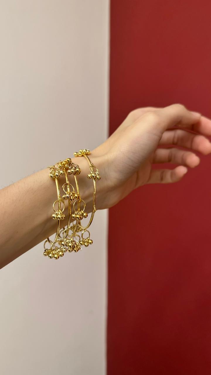 GOLD Kashmiri Ghungroo Bangles- eid collection