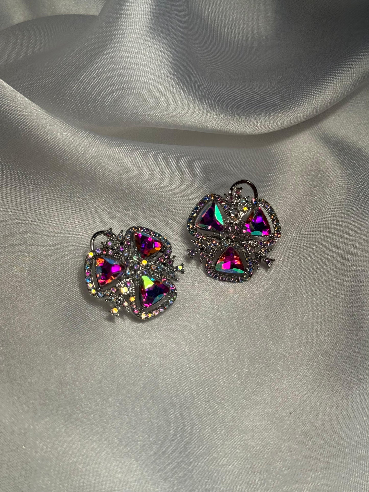 Prism Petals eid collection-silver holographic