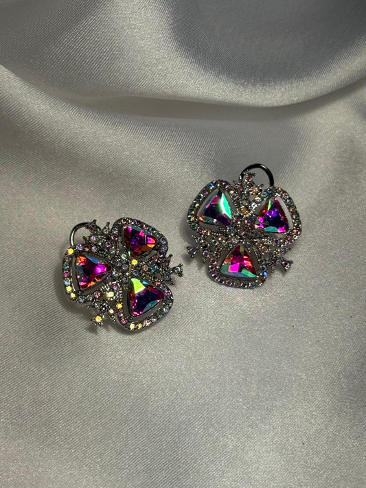 Prism Petals eid collection-silver holographic