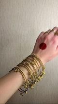 Ghungroo bangles Handmade-chand raat collection gold(12)