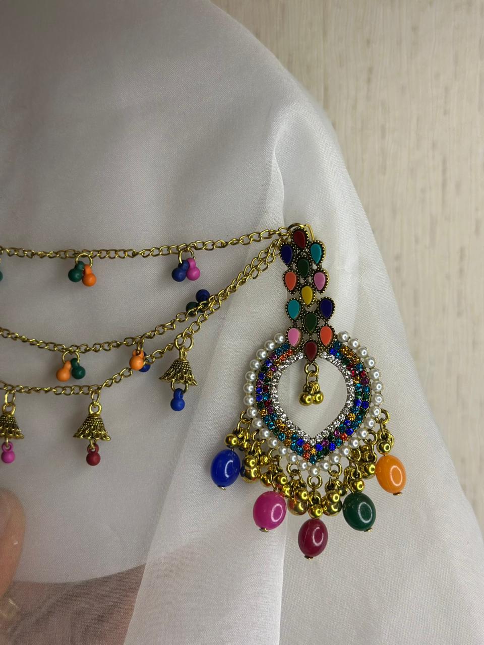 Cham Cham Bali-multi-(Noor-Bano-Collection) with saharay