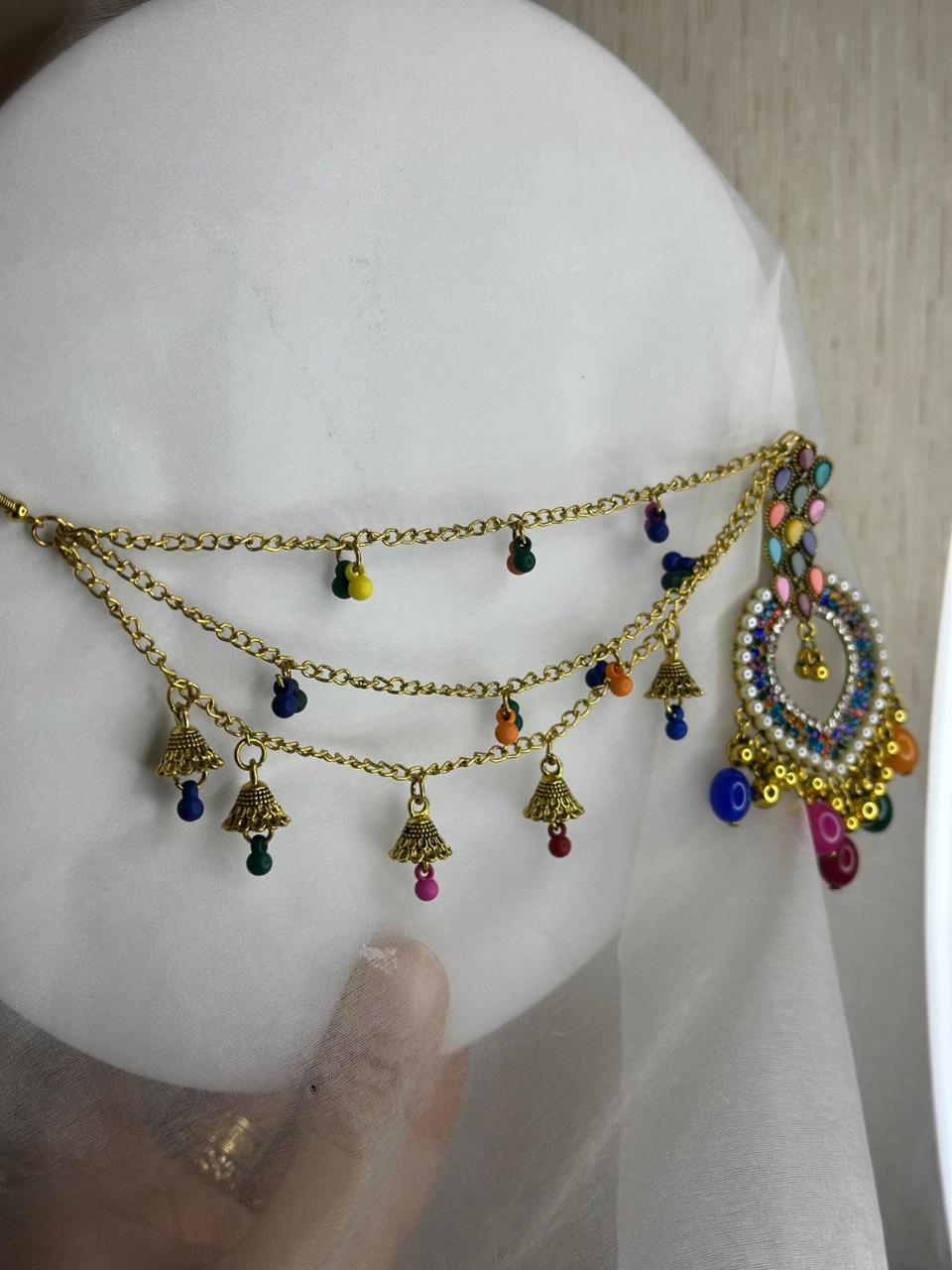 Cham Cham Bali-multi-(Noor-Bano-Collection) with saharay