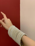 pearl bangles set of 5