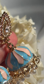 Booti Rang-e-desi pink and blue