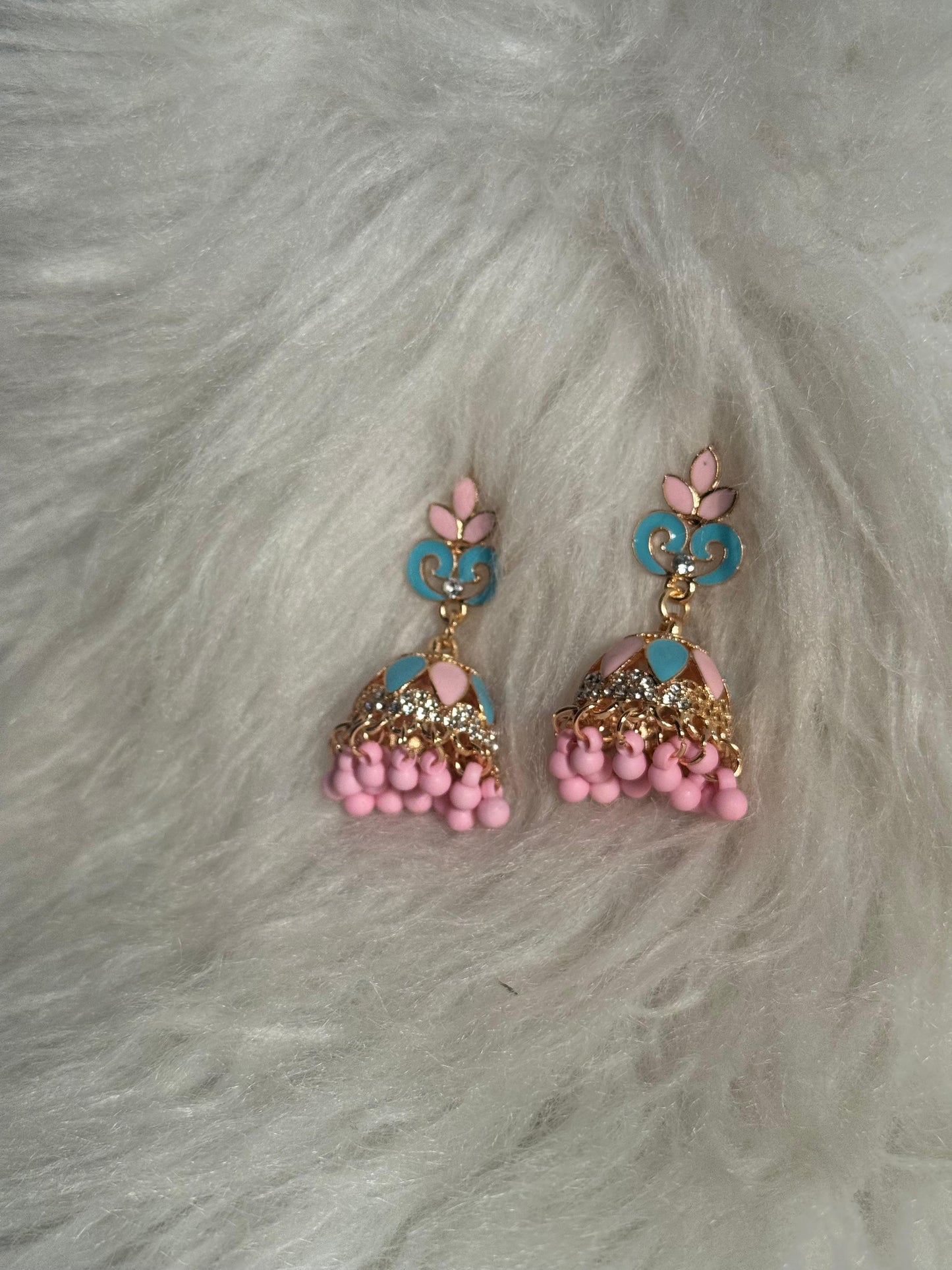 Teen Booti Rang-e-desi pink and blue