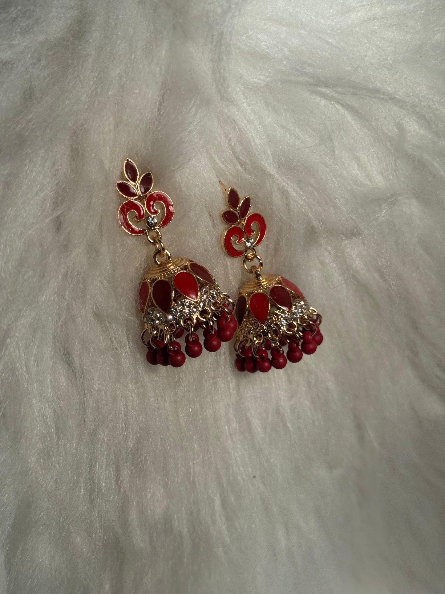 Teen Booti Rang-e-desi maroon