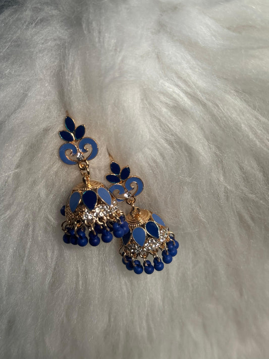 Teen Booti Rang-e-desi blue