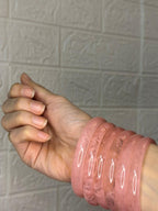 Jelly bangles pink