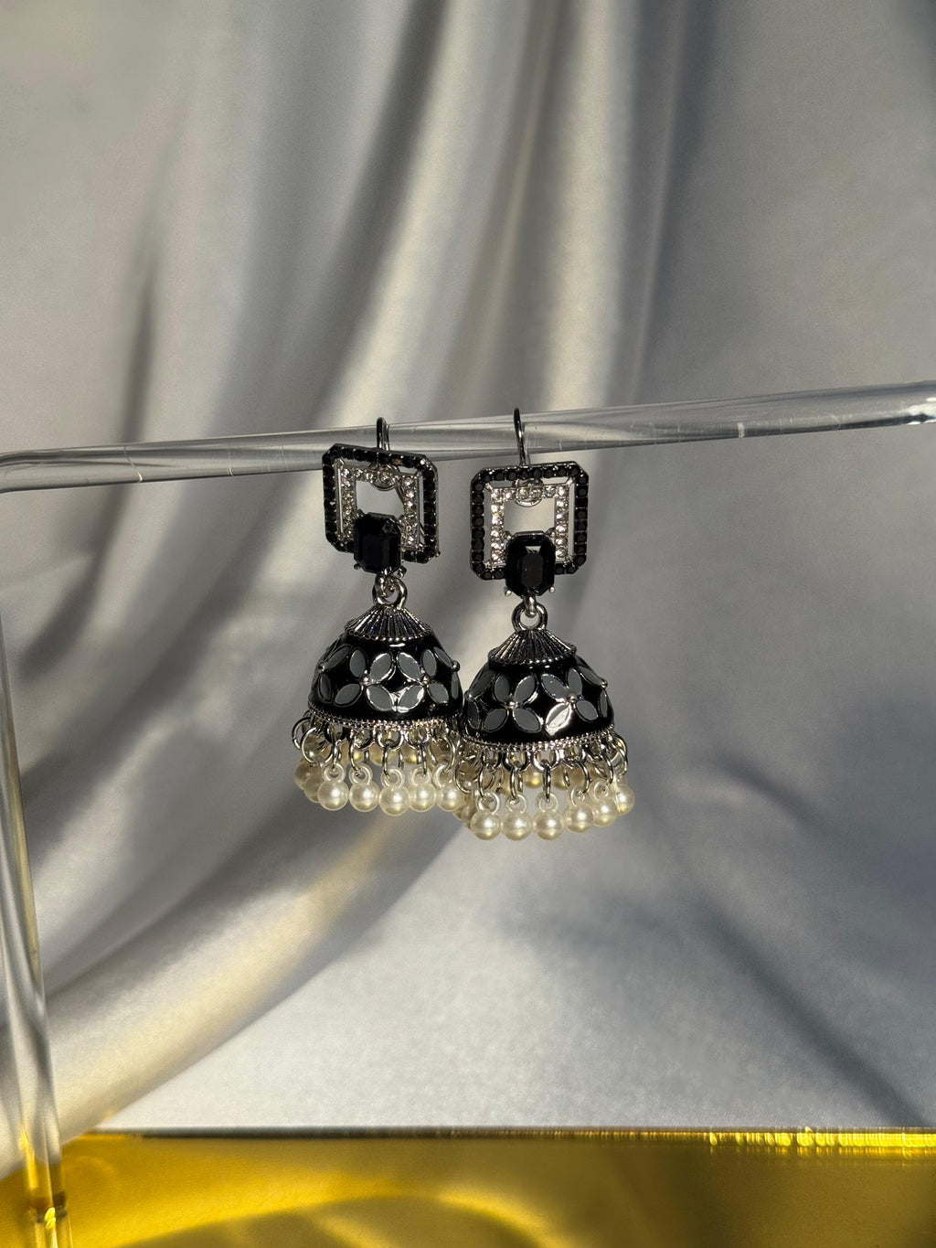 Double chakor Rang-e-desi black and grey