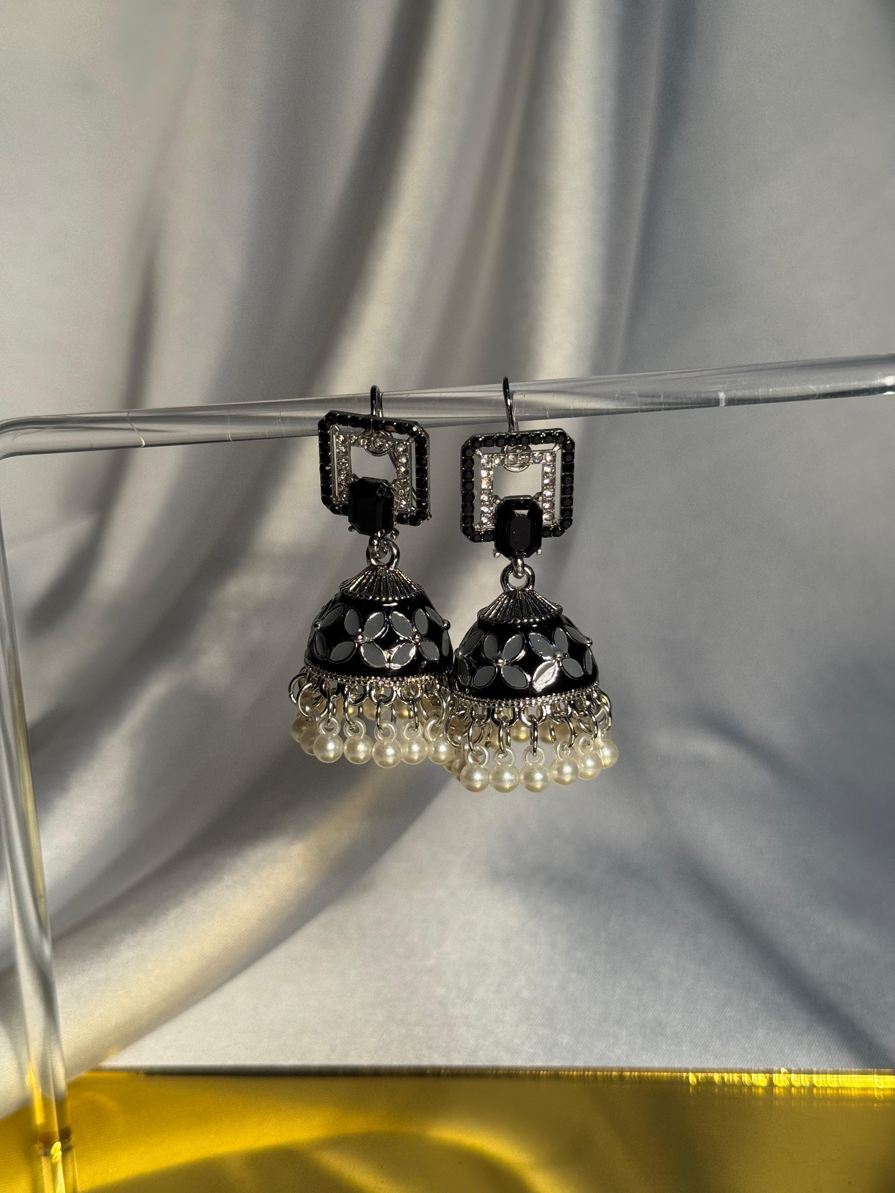 Double chakor Rang-e-desi black and grey