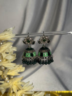 Phool booti Rang-e-desi green