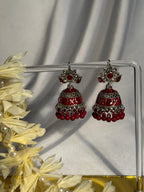 Phool booti Rang-e-desi maroon