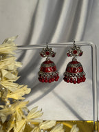 Phool booti Rang-e-desi maroon