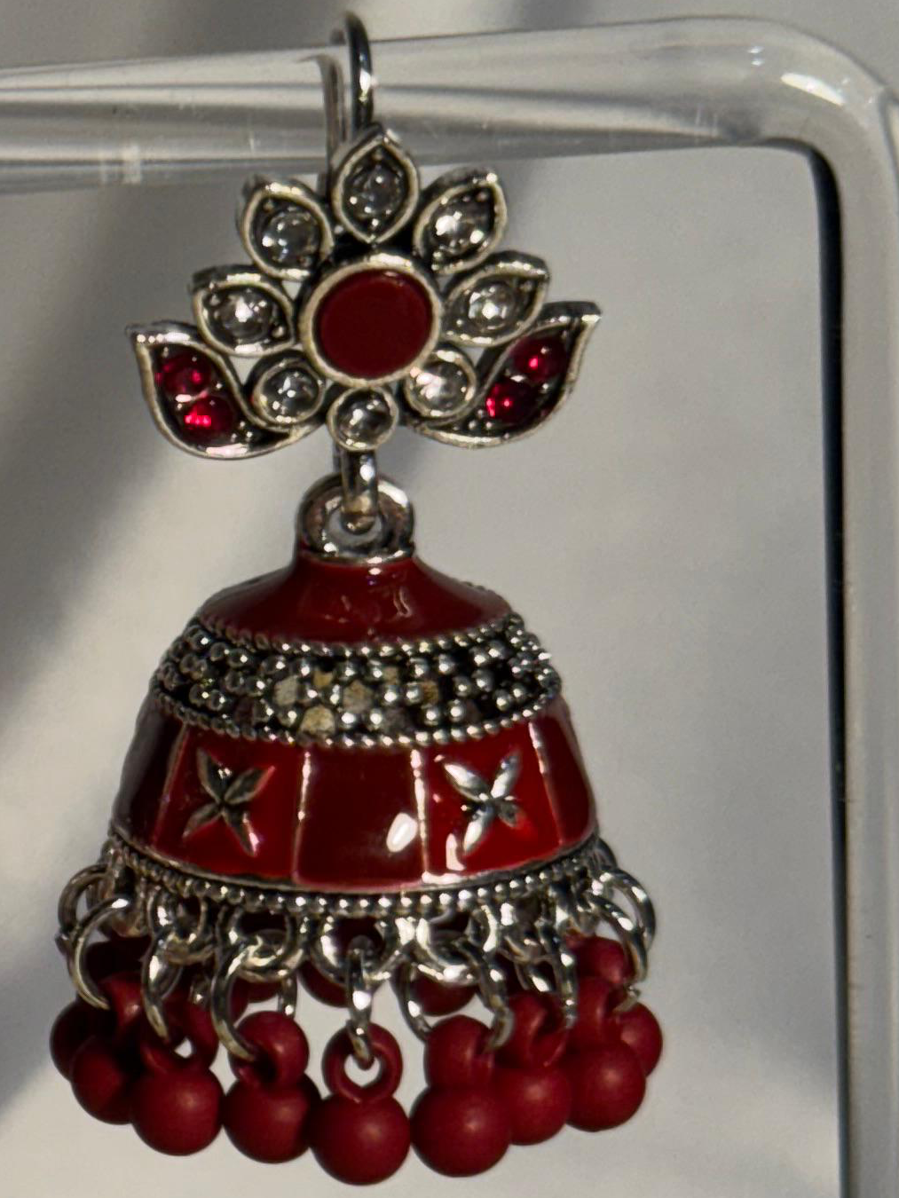 Phool booti Rang-e-desi maroon