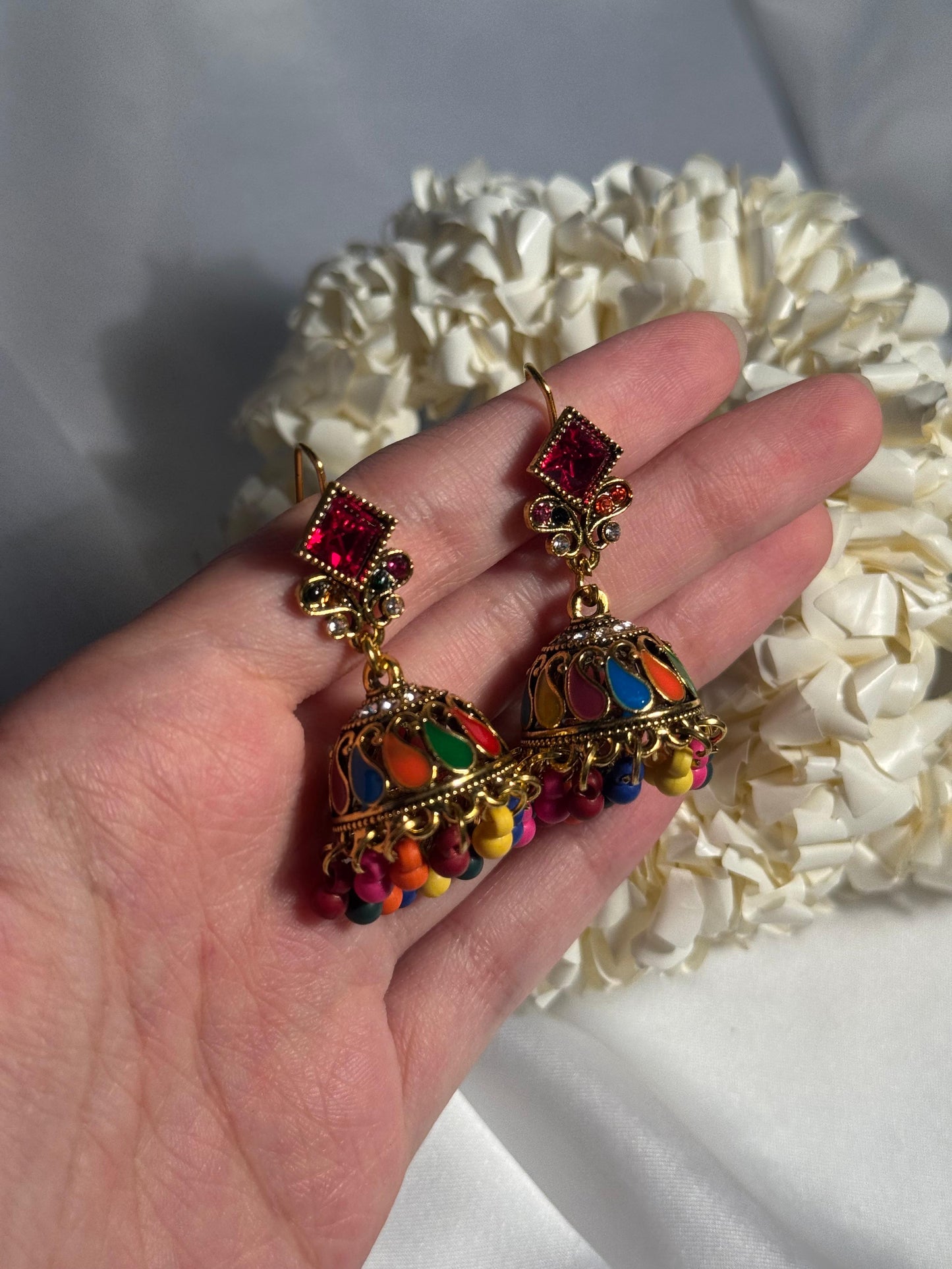 Chakoor booti gold-Rang-e-desi multi