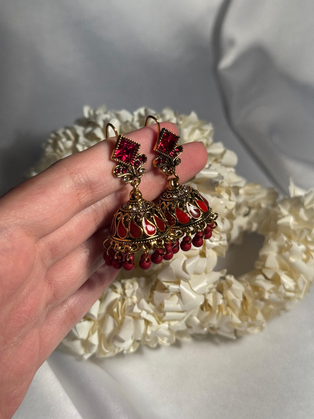 Chakoor booti gold-Rang-e-desi-maroon
