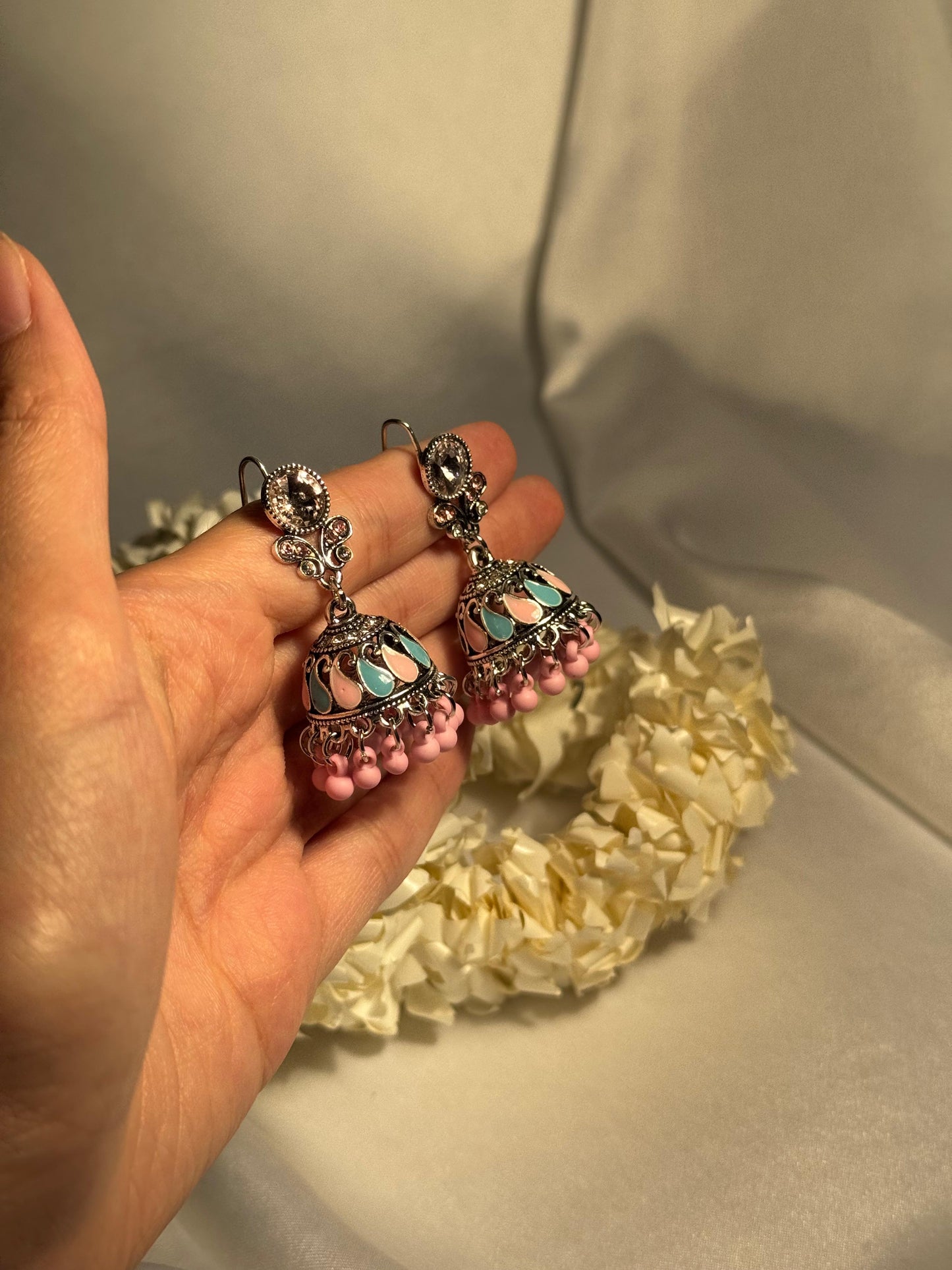 Gol Booti-Rang-e-desi pink n blue