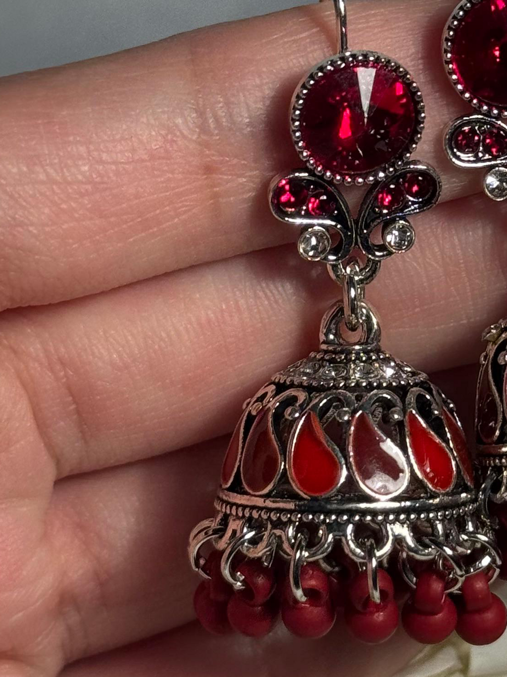 Gol Booti-Rang-e-desi maroon