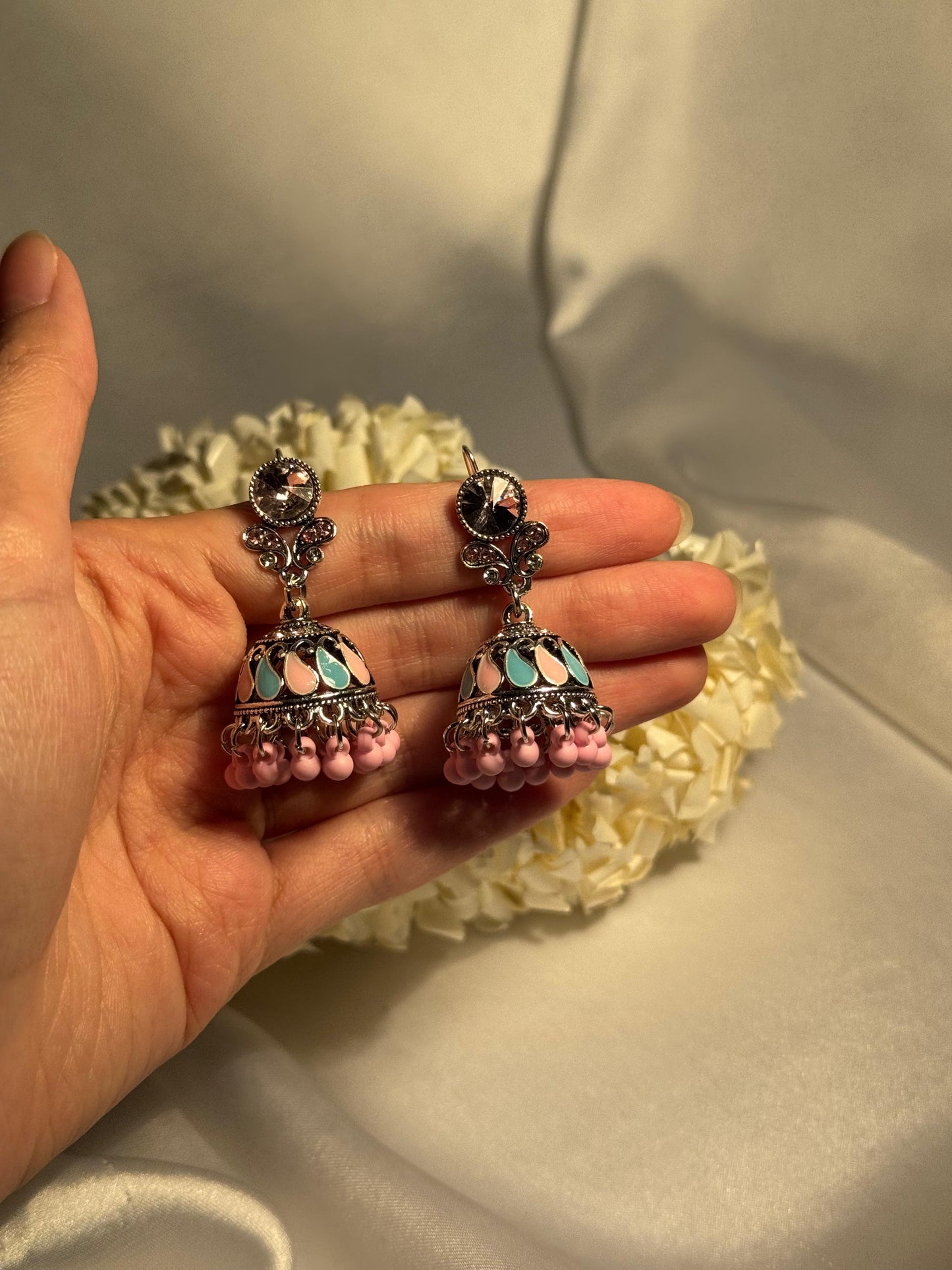 Gol Booti-Rang-e-desi pink n blue