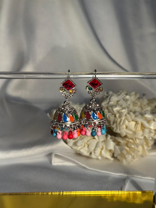 Chakor silver booti Rang-e-desi multi