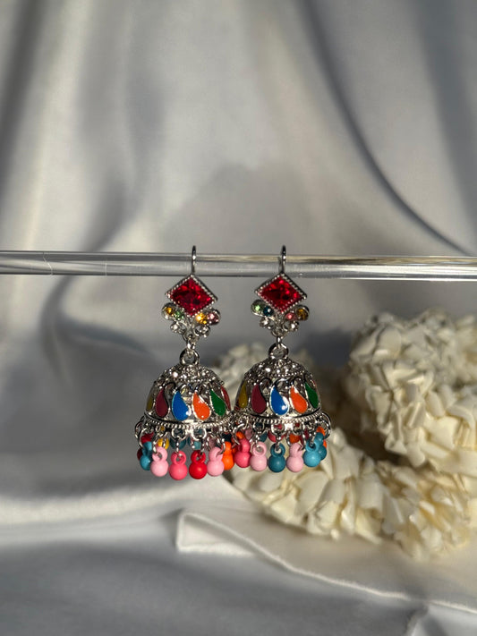 Chakor silver booti Rang-e-desi multi